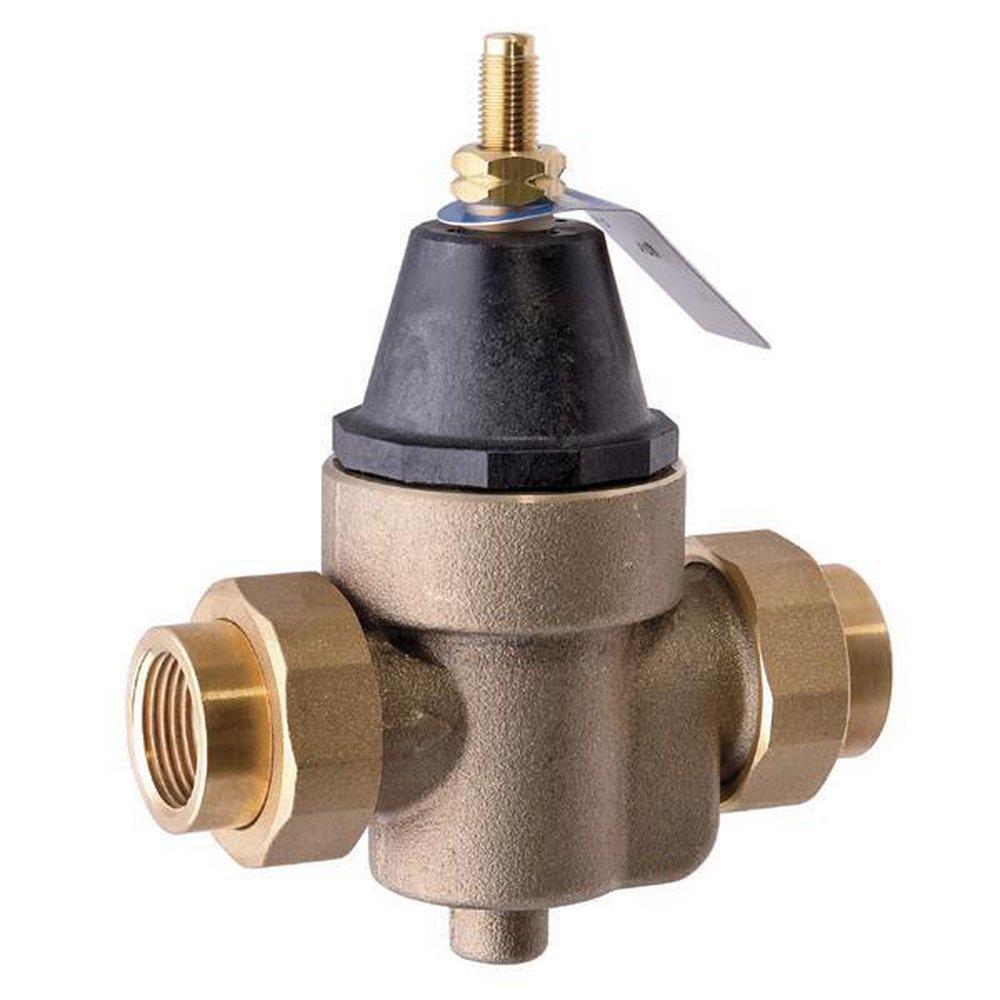 Watts 0009502 Series LFN45B-M1 1/2 in 300 psi Cast Copper Silicon Alloy NPT Union x FNPT Pressure Reducing Valve