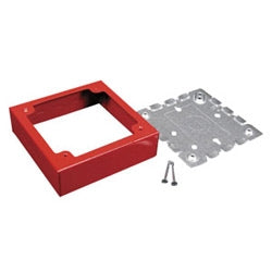 Wiremold R5752 Steel Alarm Device Box 2-Gang Red