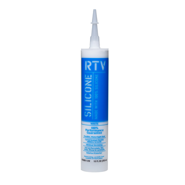 White Lightning WL099112W Contractor RTV Silicone Sealant 10 oz Cartridge