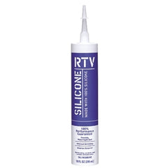 White Lightning WL099112W Contractor RTV Silicone Sealant 10 oz Cartridge