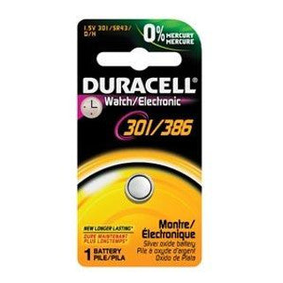 Duracell D301/386PK Coin Cell Battery - 1.5 Volt