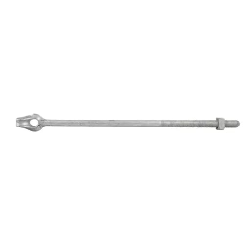 CHANCE 5512 BOLT THIMBLEYE STRAIGHT 5/8 X 12 GALVANIZED FORGED