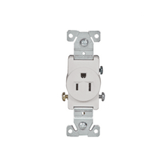 Cooper Wiring Devices 817W-BX SGL RCPT-NEMA 5-15R