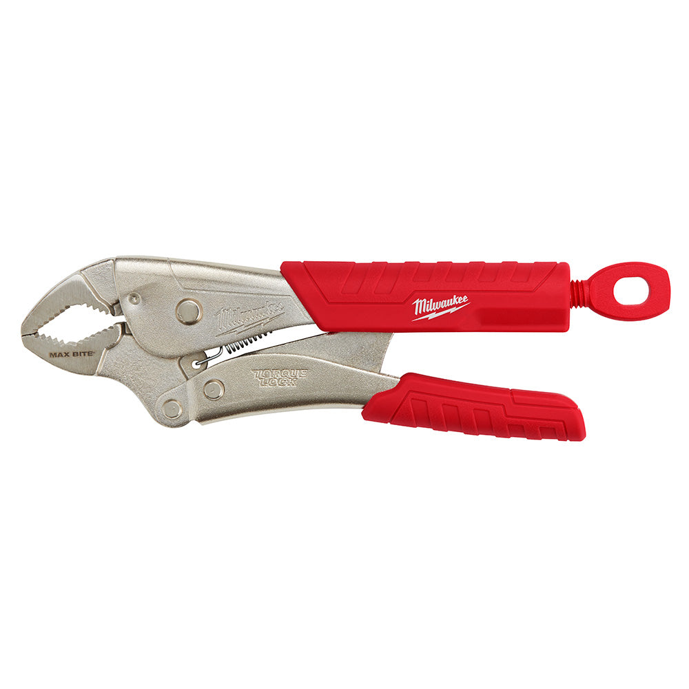 Milwaukee 48-22-3710 Gripped Curved Jaw Locking Pliers with MAXBITE