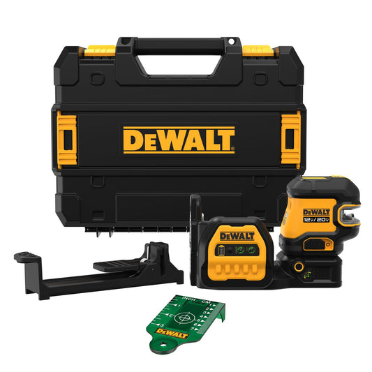 DEWALT DCLE34220GB 20V Max Cordless 2 Spot Green Lasertool Only