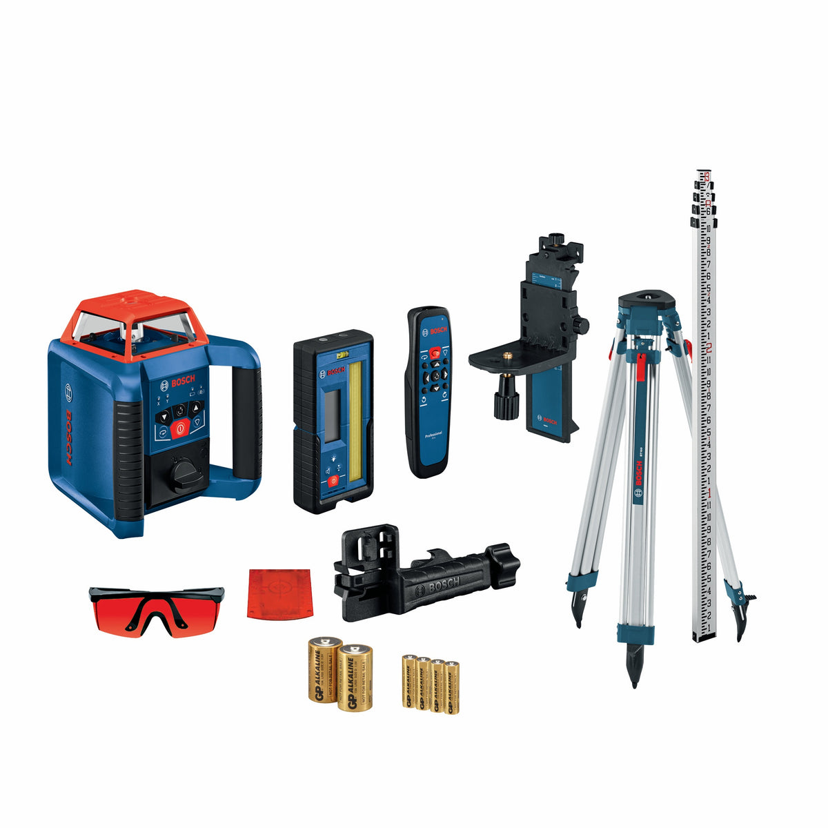 Bosch GRL200040HVK REVOLVE2000 Self-Leveling Horizontal/Vertical Rotary Laser Kit