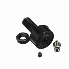 McGill MCFR 22 SX Crowned & Flat Cam Followers - Metric CAMROL (MCF) Series, 22 mm Roller Dia, 12 mm Roller Width, 10 mm Stud Dia, 23 mm Stud Length