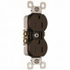 Pass & Seymour 3232TR duplex type thermoplastic receptacle 125VAC 15A 2 3 BR