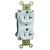 Pass & Seymour PT8300W PlugTail Extra Heavy-Duty Hospital Grade Duplex Receptacle, 20A 125V - White