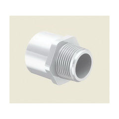 SPEARS 436030 Adapter, MPT x Slip White PVC Schedule 40 Pipe Thread Fitting