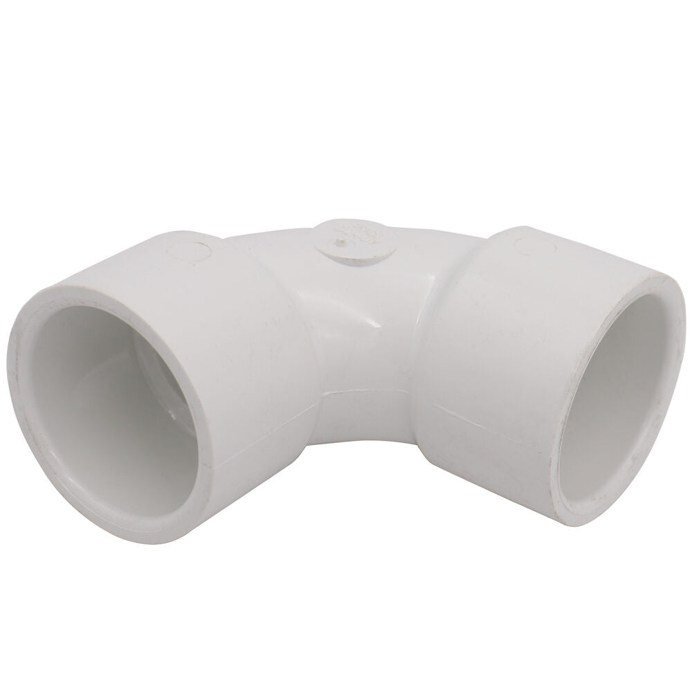 Spears 406015S PVC Schedule 40 90 Degree Standard Short Radius Sweep Elbow, Socket White