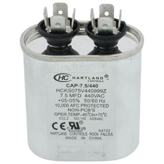 7.5MFD 370V Oval Run Capacitor