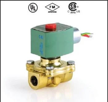 ASCO 8210G95-120VDC 3/4N/C 0/40AirWater Brass VLV