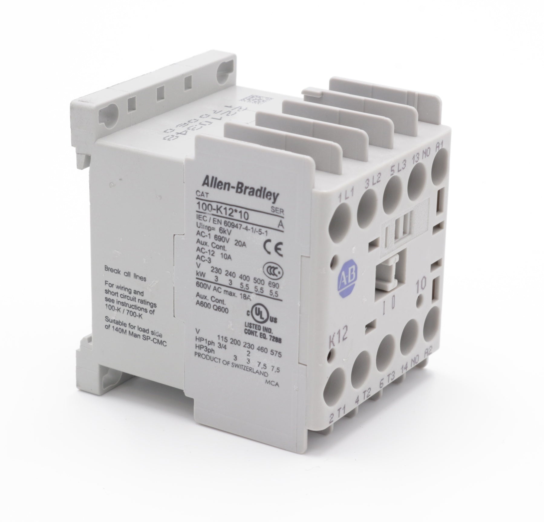 CAPTIVEAIRE 100-K12D10 CONTACTORS