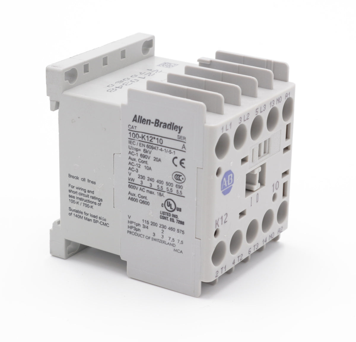 CAPTIVEAIRE 100-K12D10 CONTACTORS