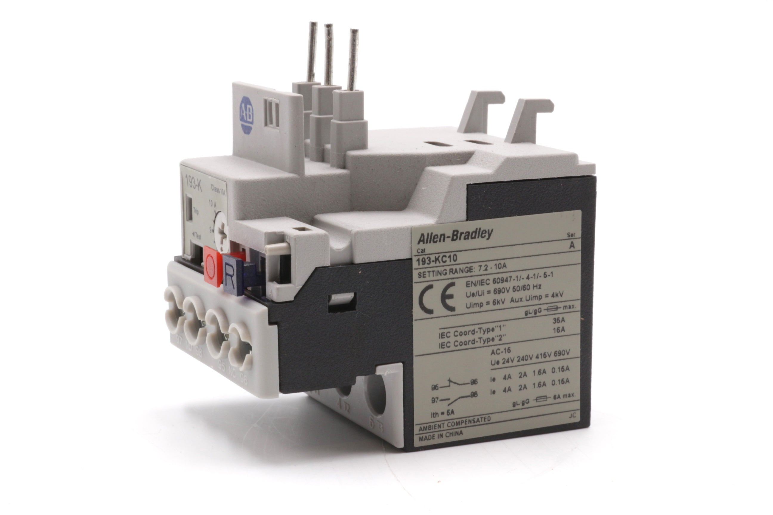 CAPTIVEAIRE 193-KC10 OVERLOAD SWITCHES