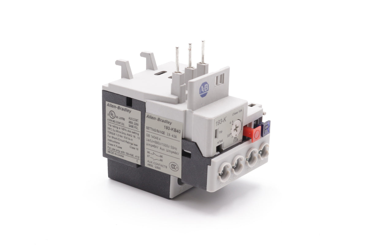 CAPTIVEAIRE 193-KB40 OVERLOAD RELAYS