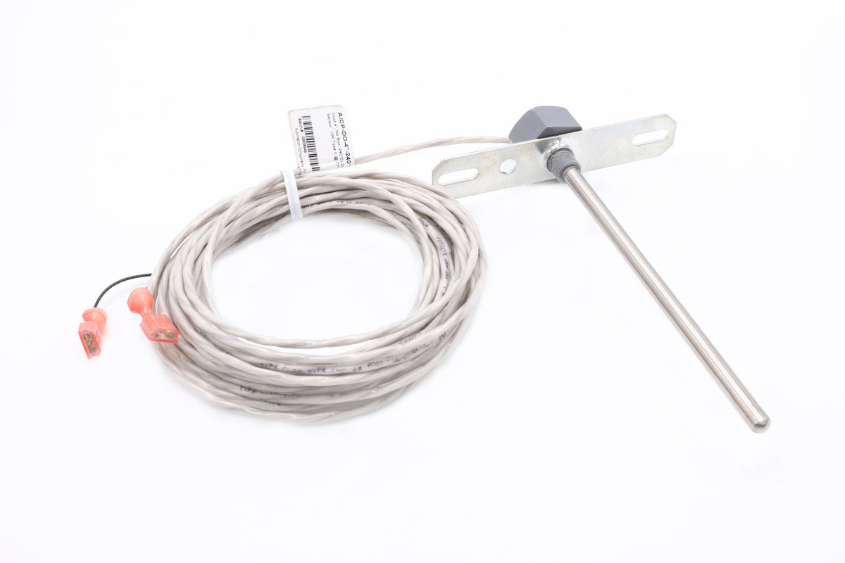 CaptiveAire A/CP-DO-240-QC Type II 10kΩ Duct Mount Thermistor with 6 Probe and 20' Wire Leads