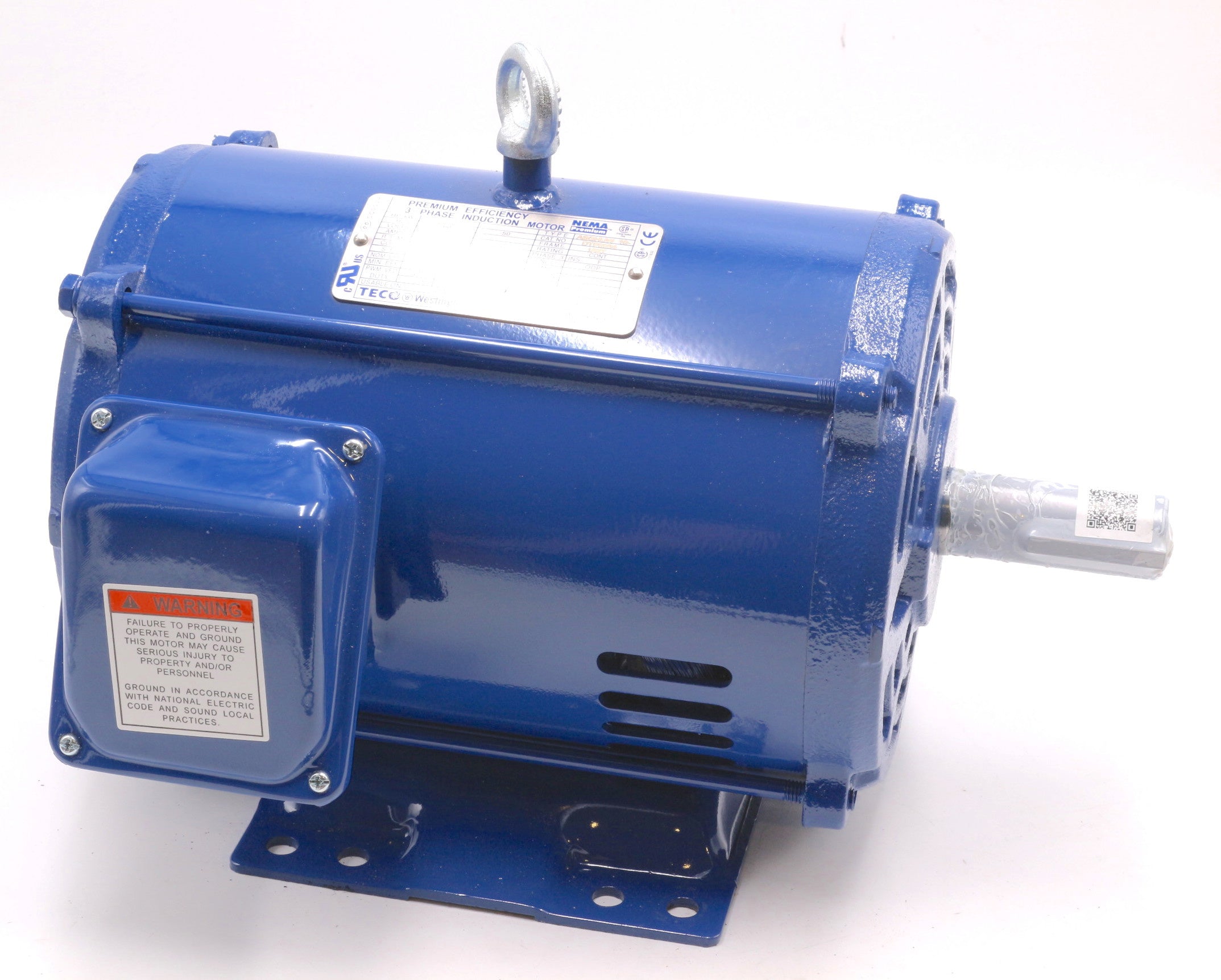 CAPTIVEAIRE DTP0034 3 HP 3 Phase Continuous Duty Motor Voomi Supply