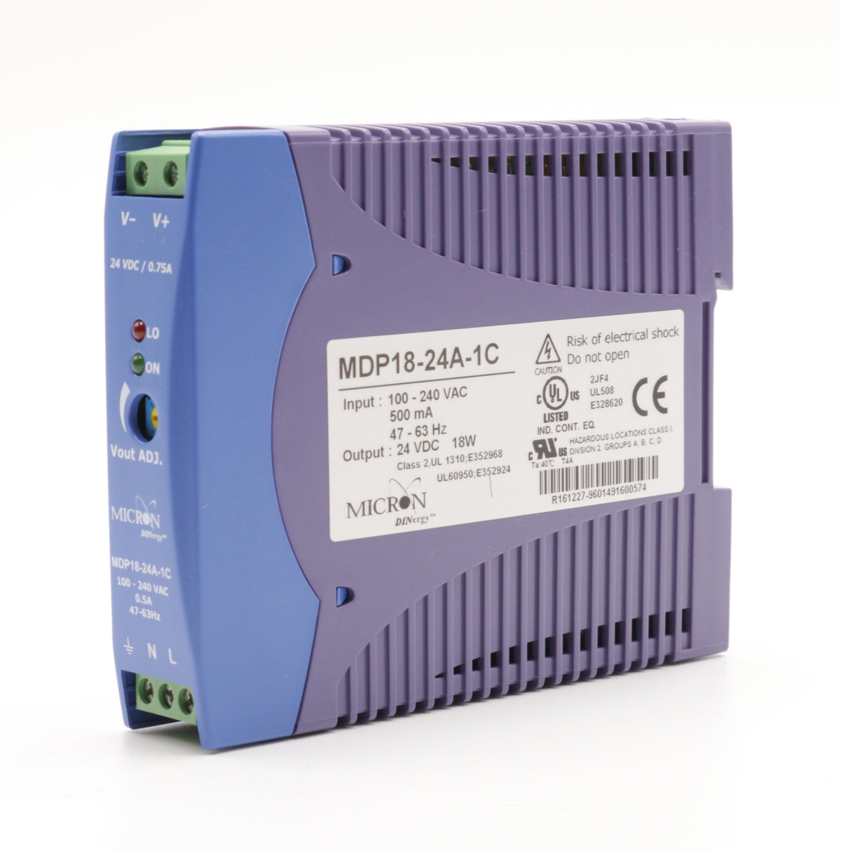 CaptiveAire MDP18-24A-1C 24VDC Power Supply