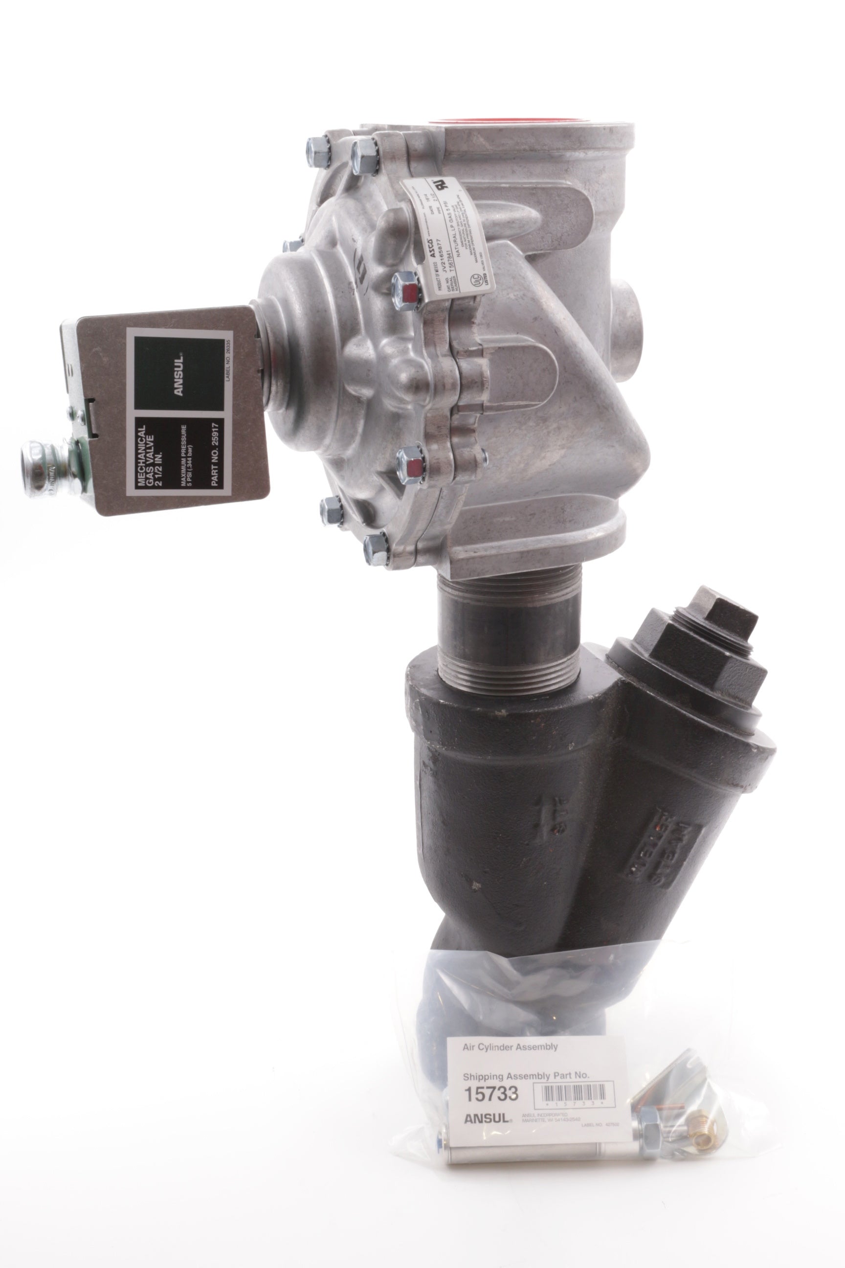 CAPTIVEAIRE MGVA2-1/2 STOP & SHUT OFF VALVES