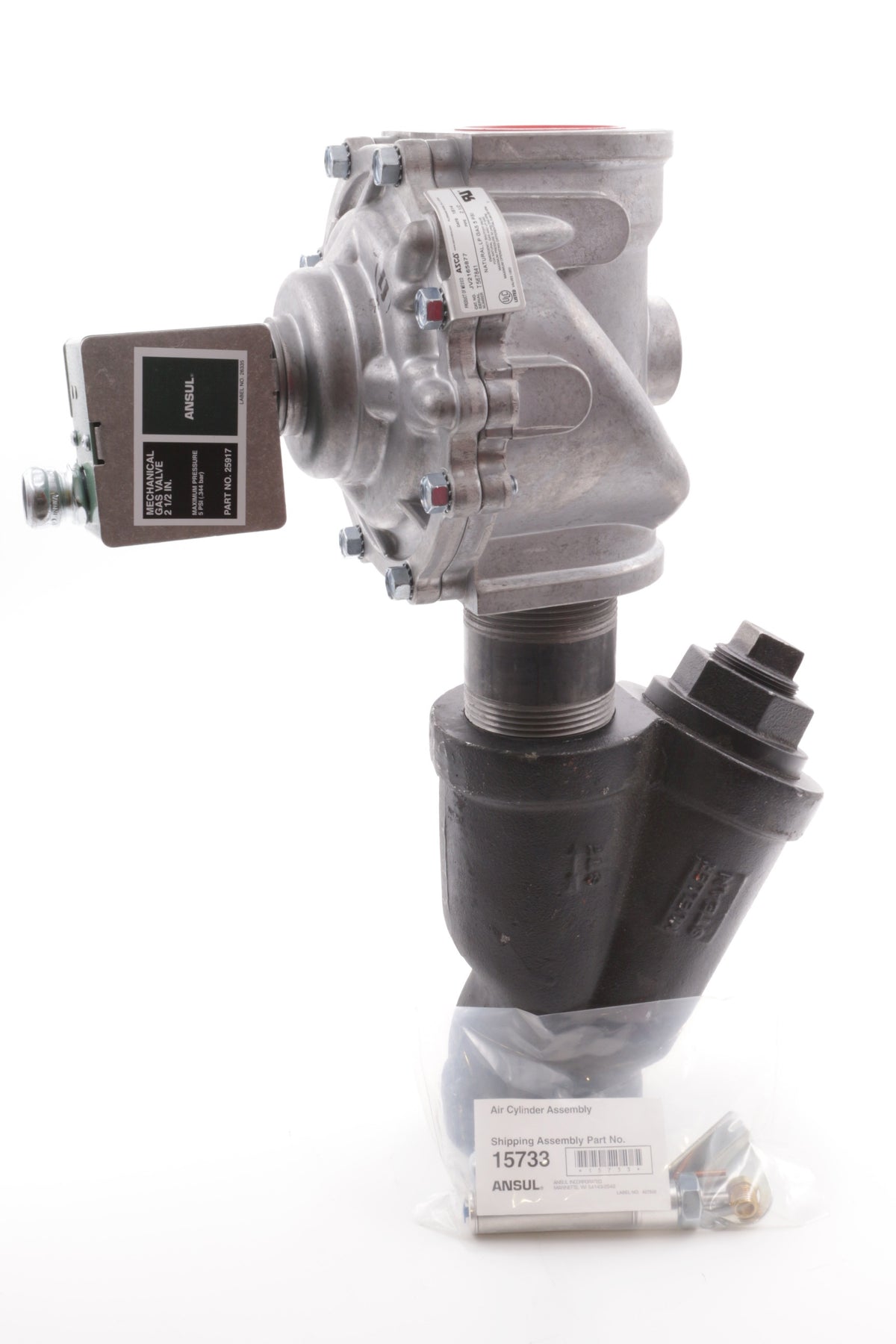 CAPTIVEAIRE MGVA2-1/2 STOP & SHUT OFF VALVES