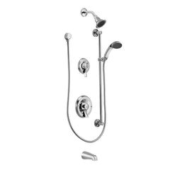 Moen 8343 Home Care Two Handle Single Function Shower System in Polished Chrome