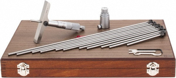 SPIROTHERM Spi 11-576-6 Mechanical Depth Micrometer 300mm 12 Rods