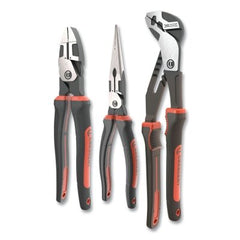 Crescent Z2SET3CG-06 Mixed Dual Material Plier Set 3 Pieces