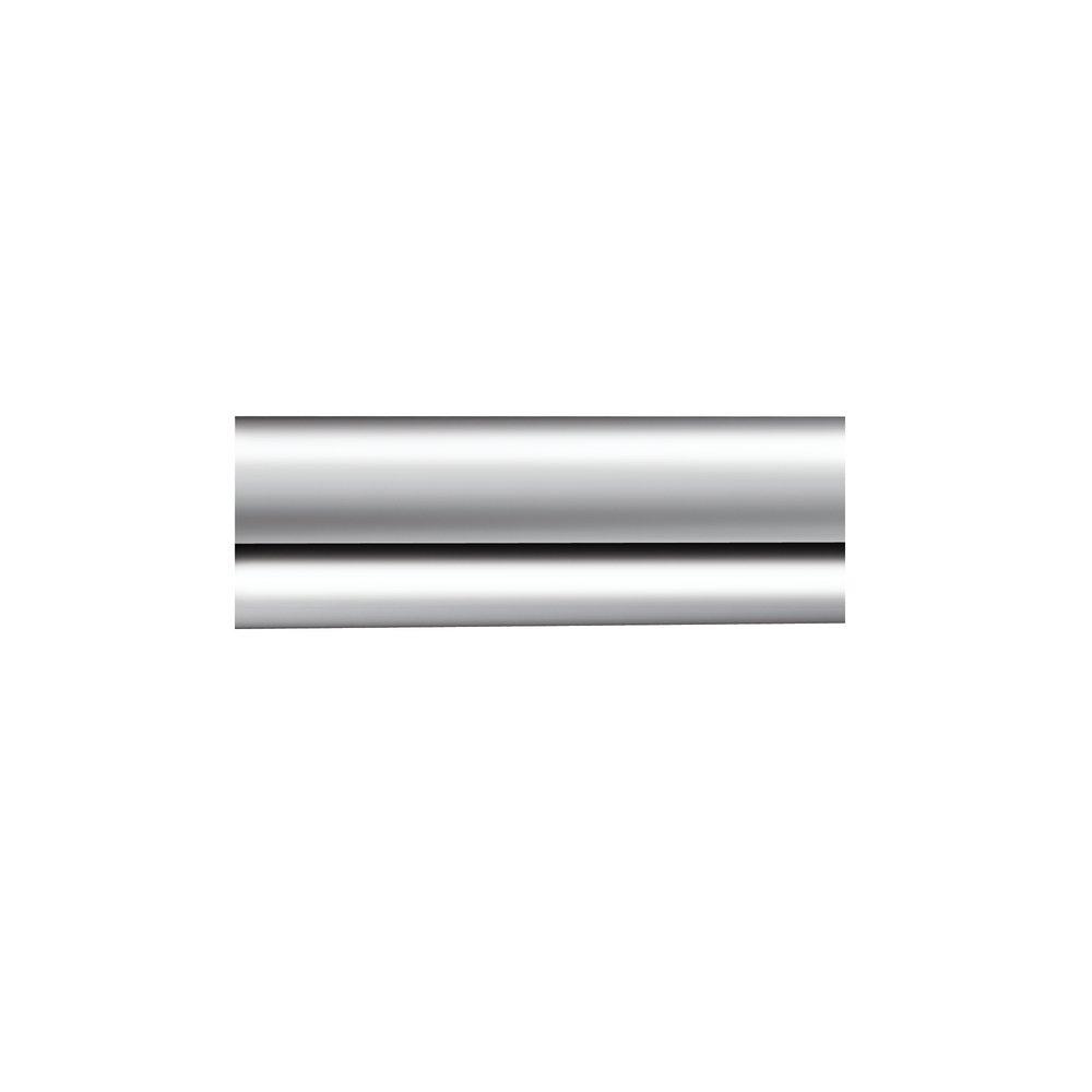 Moen 2-100-5SS Donner 1 in. x 60 in. Aluminum Shower Rod in Stainless Steel