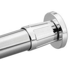 Moen 54-F Donner Shower Rod with Flange in Polished Chrome