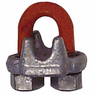 CM Columbus McKinnon M296 Forged Wire Rope Clips 9/16 in Galvanized Zinc