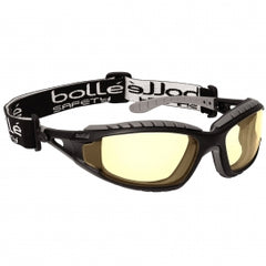 Bolle Safety 40087 Tracker Safety Glasses Platinum Lite Coating Amber Lens 40087