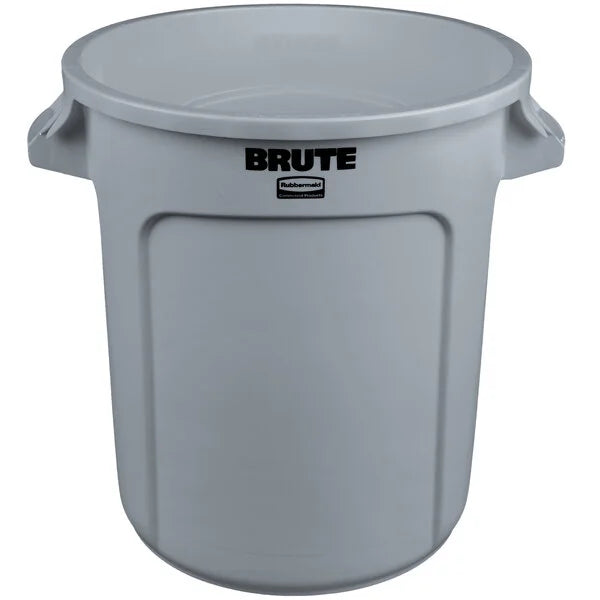 Rubbermaid Commercial FG261000GRAY BRUTE Round Container without Lid 10 gal