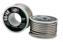 Harris 40A61 Wire Solders, Spool, Acid Core, 1/8 in, 40% Tin, 60% Lead