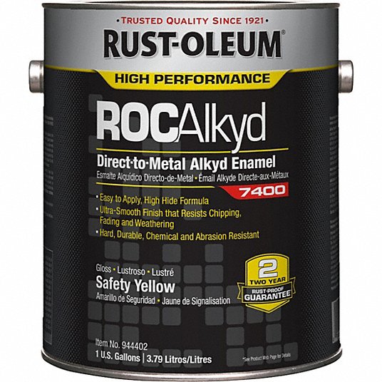 Rust-Oleum 944402 Safety Yellow Paint 1 gal