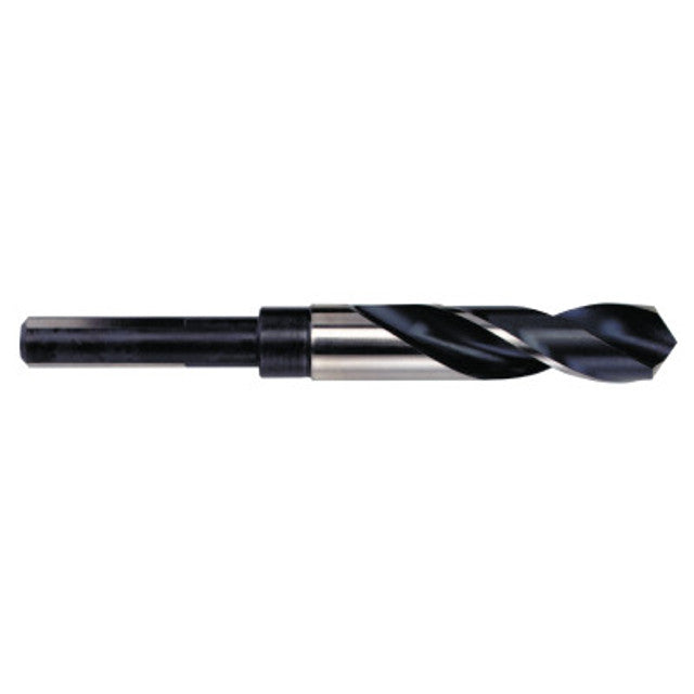 Irwin 91142 Silver and Deming High Speed Steel Fractional 1/2 in Reduced Shank Drill Bit, 21/32 in