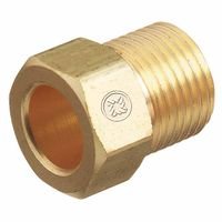 Western Enterprises AW-7 Inert Arc Nuts Brass B-Size 5/8 in - 18 Replacement MPN