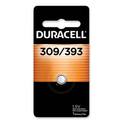 Duracell DURD309393 Watch/Electronic Battery 1.5V 309/393 Replacement MPN