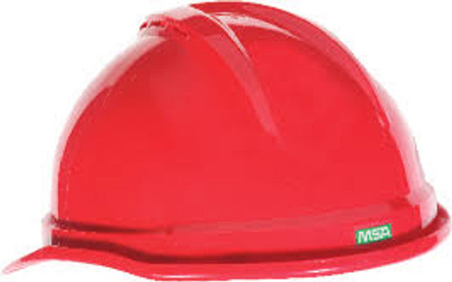 MSA 10168437 V-Gard 500 Protective Caps, 6 Point Ratchet, Cap, Red