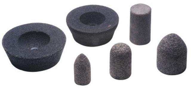 CGW Abrasives 49029 Resin Cones and Plugs 24 Grit 2 1/2 in Dia