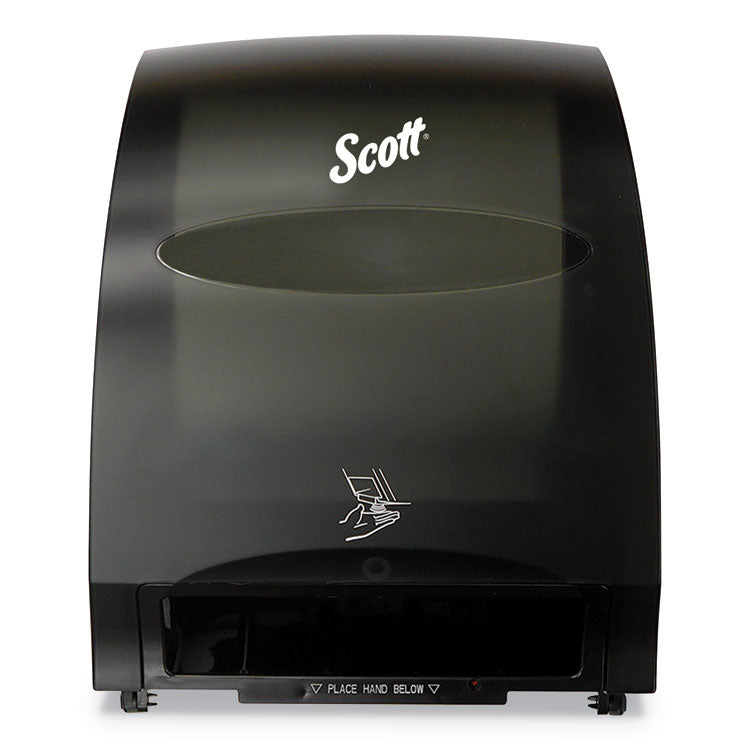 Scott 48860 Essential System Hard Roll Towel Dispenser Wall Mount Plastic Smoke