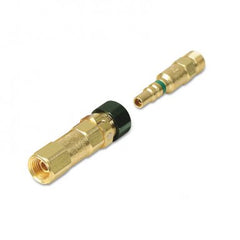 Western Enterprises QDB12 Quick Connect, Torch to Hose with Check Valve, Male Plug/Female Socket, Oxygen/Inert