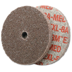 Scotch-Brite 7000045935 EXL Unitized Deburring Wheel, 6A, 3X1/4X1/4, Medium, Aluminum Oxide