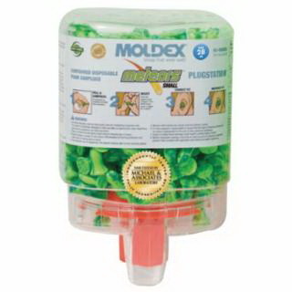 Moldex 6605 PlugStation Earplug Dispenser Disposable Plastic Bottle Foam Earplugs Assorted Color Swirls/Streaks