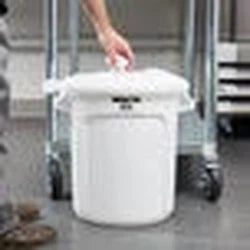 Rubbermaid Commercial FG261000WHT BRUTE Round Container without Lid 10 gal Replacement FG260900WHT