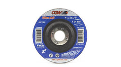 CGW Abrasives 35620 1/4 in Depressed Center Wheel Type 27 4-1/2 in dia 7/8 in Arbor A24R