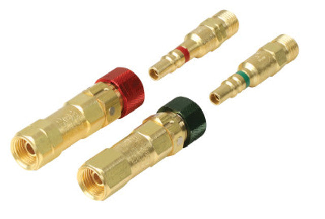 Western Enterprises QDB21 Quick Connects, Hose to Hose w/Check, QDB205 Plug-M; QDB201 Socket-F, Fuel Gas