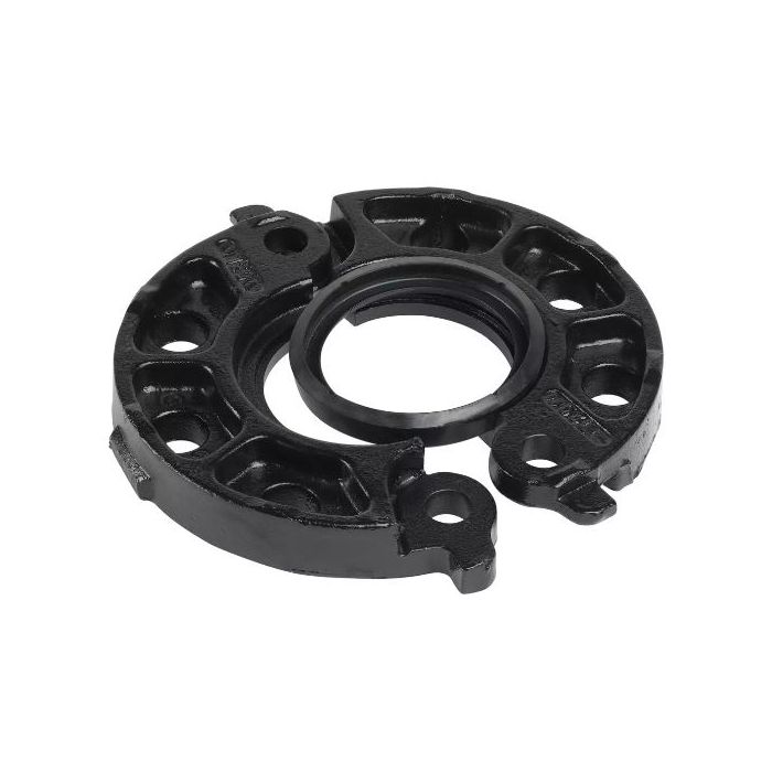 Victaulic L040743PE0 FireLock™ Style 743 4 in Grooved Painted Flange Adapter with E Gasket