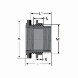 Spears 8172-030 3 PVC Tank Adapter FPTXFPT NPRNE Gasket